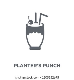 Planter's Punch icon. Planter's Punch design concept from Drinks collection. Simple element vector illustration on white background.