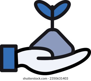 Planting icon: "Capturing the act of sowing seeds, signifying growth, nurturing, and the beginning of new possibilities."