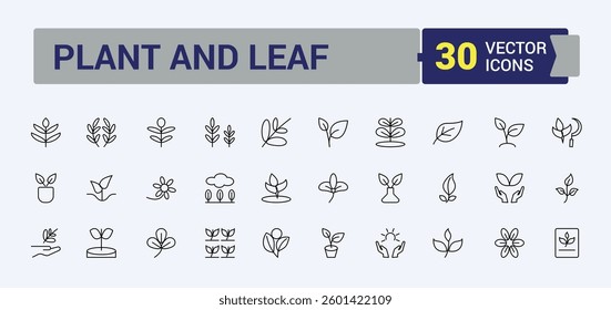 Planting icon. Contain linear sign gardening, garden, environment, eco, nature, grow, plant and more. Thin linear style icons. Ecology line icon. Editable vector art and illustration.