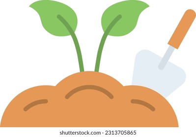 Planting icon vector image. Suitable for mobile application web application and print media.