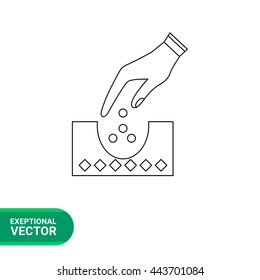 Planting Line Icon