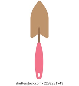 Planting scoop icon. Vector flat illustration