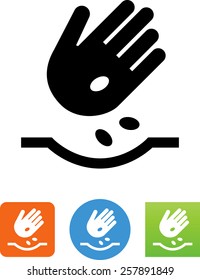 Planting seeds icon