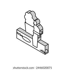 Isometrische Vektorgrafik des Pflanzdiensts. Pflanzdienstzeichen. Isolierte Symboldarstellung
