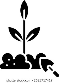 Ícone de vetor de plantação. Pode ser usado para impressão, aplicativos móveis e da Web.