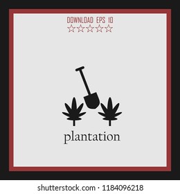 plantion vector icon