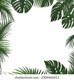 Plants Background Vector Minimal Line Art