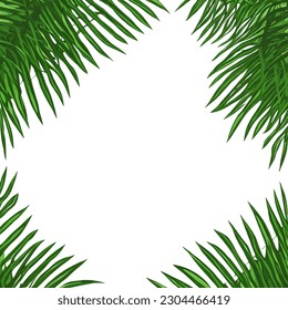 Plants Background Vector Minimal Line Art