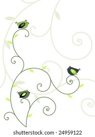 Plants and birds