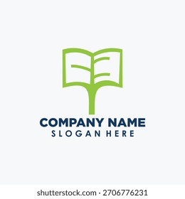 Plantas y libros Logotipos, plantas y flores Logotipo Diseño de identidad