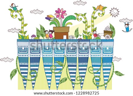 plants and children
