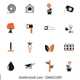 plants color vector icons for web and user interface design