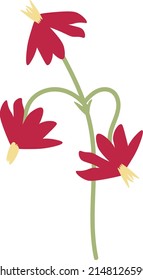 Plantas y flores vectoriales clipart