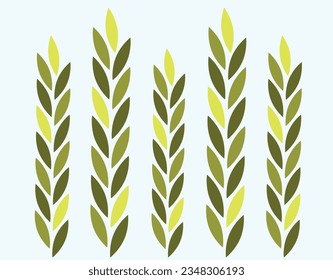 Plants and Flowers vector illustrations