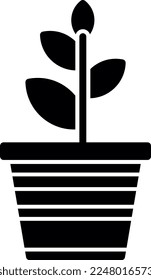 Plants Glyph Vector Icon Design