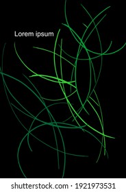 Pflanzen. Gras auf bildhafte Weise dargestellt. Vektorgrafik im minimalistischen Stil. Abstrakter Hintergrund zum Thema Natur, Ökologie oder Umweltschutz, Botanik oder Biologie, veganischer Lebensstil.