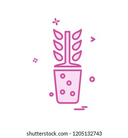 Plants icon design vector
