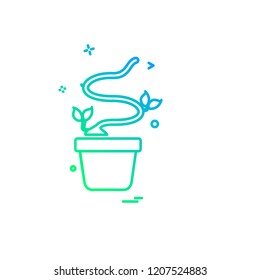 Plants icon design vector 