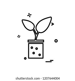 Plants icon design vector