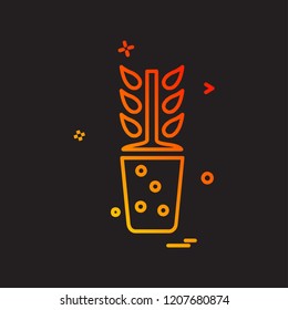 Plants icon design vector