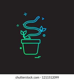 Plants icon design vector 