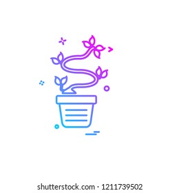 Plants icon design vector 