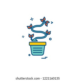 Plants icon design vector 