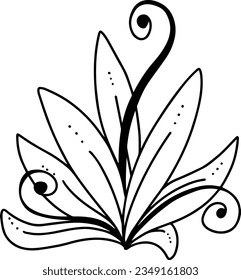 Plants Icon, True Black Icon