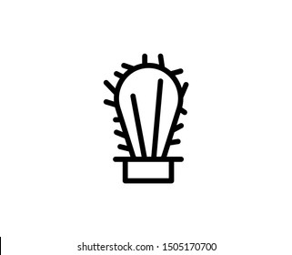 Plants line icon. Vector symbol in trendy flat style on white background. Garden sing for design.