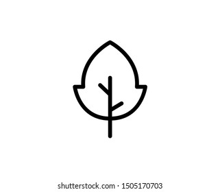 Plants Line Icon Vector Symbol Trendy Stock Vector (Royalty Free ...