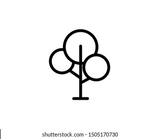 Plants line icon. Vector symbol in trendy flat style on white background. Garden sing for design.