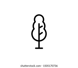 Plants line icon. Vector symbol in trendy flat style on white background. Garden sing for design.