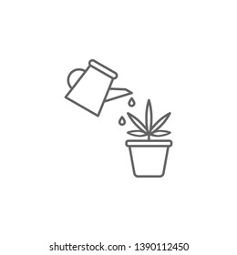 Plants, marijuana icon. Element of marijuana icon. Thin line icon for website design and development, app development. Premium icon