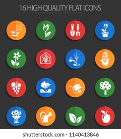 plants measuring tools web icons for user interface design