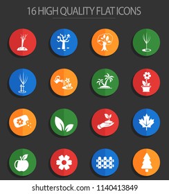 plants measuring tools web icons for user interface design