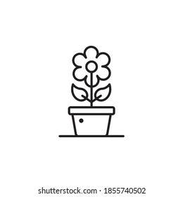 Plants outline icon style illustration. EPS 10 File