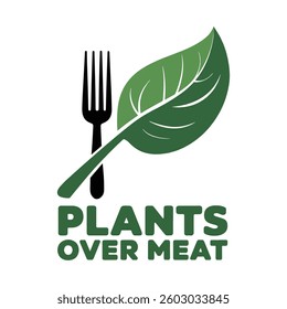 Plants Over Meat T Shirt Design Vegan