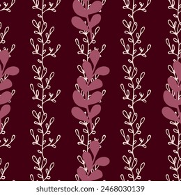 Plants Pattern Floral Simless Botanical Textile Art 