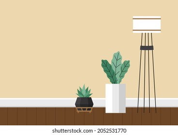 Plants in pot vector. Plants in pot icon vector on white background. Plants in House.