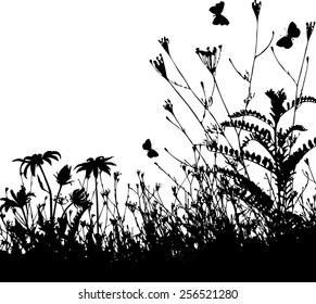 Plants silhouettes