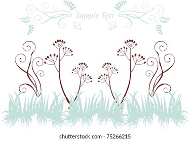 Plants silhouettes