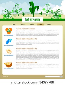Plants Site Template - Clients page #4