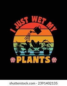 plants t-shirt design, print, retro, tees, banner, typography, rose