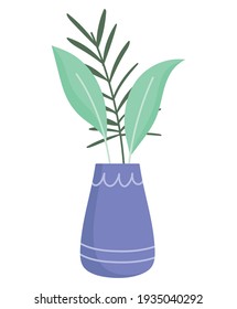 plants in vase decoration interior