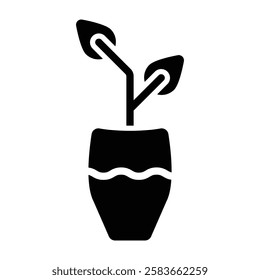 Plants Vector Glyph Icon Vector Design