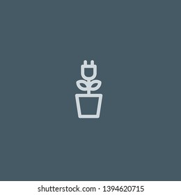 Plants vector icon. Plants concept stroke symbol design. Thin graphic elements vector illustration, outline pattern for your web site design, logo, UI. EPS 10.
