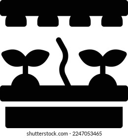 plants Vector illustration on a transparent background. Premium quality symmbols. Glyphs vector icons for concept and graphic design.