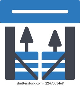 planta Ilustración vectorial en un fondo transparente. Símbolos de calidad superior. Iconos vectoriales de glifos para diseño de conceptos y gráficos.