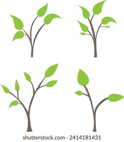 Plants Vector for use photoshop or edit