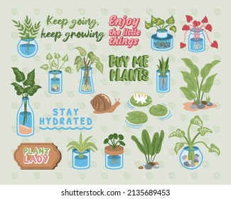 Plants in Water Clipart Collection